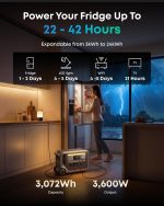 Anker SOLIX F3000 Portable Power Station - 3,072Wh LiFePO4 with 3,600W Output & 120V Generator Pass-Through - A1782 - Image 2