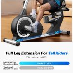 MERACH Recumbent Exercise Bike with Magnetic Resistance & App Connectivity - Image 3