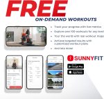 Sunny Health & Fitness Recumbent Cross Trainer with 8 Resistance Levels & SunnyFit App - SF-RBE420035 - Image 2