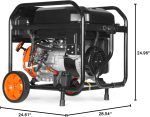 WEN DF8000X Dual Fuel Portable Generator - 8000W Gas/7200W Propane with Electric Start & CO Watchdog - DF8000X - Image 6