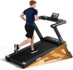 Yuejiqi 7210 Treadmill with 25% Auto Incline - 4.0HP Motor & 10 MPH - 7210