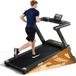 Yuejiqi 7210 Treadmill with 25% Auto Incline - 4.0HP Motor & 10 MPH - 7210