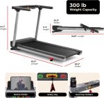 Sunny Health & Fitness Auto Incline Treadmill - 20" x 53" Deck with 15 Incline Levels - SF-T723030 - Image 7