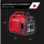 Honda EB2200i Industrial Inverter Generator - 2200W with CO-MINDER & GFCI - EB2200ITAN - Image 5