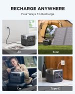 EF ECOFLOW RIVER 2 Pro Portable Power Station - 768Wh LiFePO4 with 1600W X-Boost Output - EFR620 - Image 6