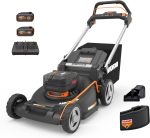 WORX 40V 21" Self-Propelled Cordless Lawn Mower with (2) 5.0Ah Batteries - WG760