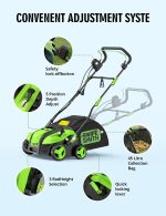 SWIPESMITH 16" Artificial Turf Sweeper with 1800W Motor & 12 Gal Collection Bag - SI-GH002 - Image 5