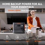 Jackery Explorer 2000 v2 Portable Power Station - 2042Wh LiFePO4 with 2200W AC Output & 20ms UPS - JE-2000D - Image 2