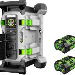 EGO POWER+ NEXUS 1400W Portable Power Station - Battery-Powered Inverter with 2× 6.0Ah Batteries & Charger - PST1405-2