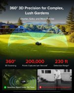 roborock RockMow X120H LiDAR Robot Lawn Mower - AWD for 80% Slopes & 0.49 Acre with 4G - RockMow X120H LiDAR - Image 2