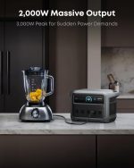 Anker SOLIX C1000 Gen 2 Portable Power Station with 100W Solar Panel - 1024Wh LiFePO4 with 2000W Output - A1763 - Image 4