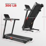 Sunny Health & Fitness Smart Wi-Fi Treadmill - Auto Incline with 9 MPH & 50" Deck - SF-T724012 - Image 7