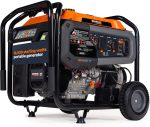 Generac GP9500E Tri-Fuel Portable Generator - 12,500W Gas/11,250W Propane/9,000W NG with Electric Start & COsense - G0080631