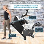 3G Cardio Elite RB Recumbent Exercise Bike with 16 Resistance Levels & FTMS Bluetooth - Elite RB - Image 11