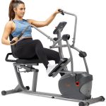 Sunny Health & Fitness Recumbent Cross Trainer with 8 Resistance Levels & SunnyFit App - SF-RBE420035