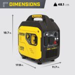 Champion 4000-Watt Portable Inverter Generator with CO Shield & RV Outlet - 100809 - Image 9