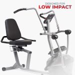 Sunny Health & Fitness Recumbent Cross Trainer with 8 Resistance Levels & SunnyFit App - SF-RBE420035 - Image 3