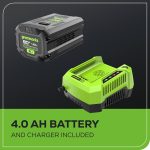 Greenworks 80V 21" Self-Propelled Lawn Mower - Cordless Electric Mower with 4.0Ah Battery & Charger, Brushless Motor, LED Headlight for Lawn Care - Image 9