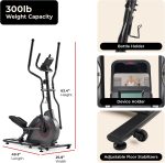 Sunny Health & Fitness Smart Upright Elliptical with 16 Resistance Levels & SunnyFit App - SF-E323038 - Image 7