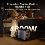 EF ECOFLOW DELTA 3 Ultra Plus Portable Power Station - 3,072Wh LiFePO4 Expandable to 11kWh with 3,600W Output - EF-DL-H02-3UP - Image 2