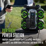 EGO POWER+ NEXUS 1400W Portable Power Station - Battery-Powered Inverter with 2× 6.0Ah Batteries & Charger - PST1405-2 - Image 5