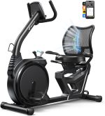 MERACH Recumbent Exercise Bike with Magnetic Resistance & App Connectivity - Image 9