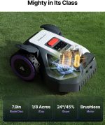 ANTHBOT M5 LIDAR Robot Lawn Mower - 360° LiDAR + Dual Vision for 1/8 Acre - M5 LIDAR - Image 4