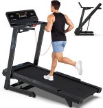 WELLFIT Treadmill with 15% Auto Incline - 5.0HP Motor & 500 lb Capacity - TM029FOLD