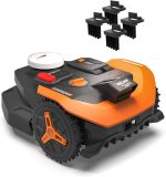 WORX WO7144 Robot Lawn Mower - Wire-Free RTK Cloud Navigation with AI Vision for 1/4 Acre - WO7144