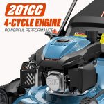 SENIX 22" Self-Propelled Gas Lawn Mower with 201cc Engine & 3-in-1 Cutting - G-H-FIVE - Image 2