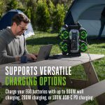 EGO POWER+ NEXUS 1400W Portable Power Station - Battery-Powered Inverter with 2× 6.0Ah Batteries & Charger - PST1405-2 - Image 6