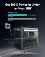 Anker SOLIX C1000 Portable Power Station - 1,056Wh LiFePO4 with 1,800W Output & UltraFast Recharging - A1761 - Image 2