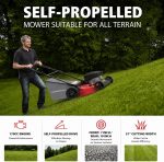 PowerSmart 21" Gas Self-Propelled Lawn Mower with 170cc Engine & 3-in-1 Cutting - V8721S1-2 - Image 4