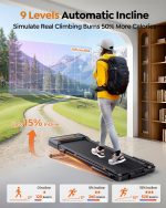 Acezoe P30-Plus Foldable Treadmill with 15% Auto Incline & 3.0HP Motor - Image 2