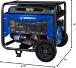 Westinghouse WGen5300c Portable Generator - 6,600W Peak/5,300W Running with Remote Electric Start & CO Sensor - WGen5300c - Image 11