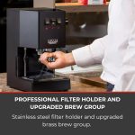 Gaggia Classic Evo Pro Espresso Machine - Commercial Components with 9 Bar Extractions - Image 4