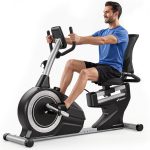 MERACH Recumbent Exercise Bike with Magnetic Resistance & App Connectivity