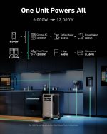 Anker SOLIX F3800 Portable Power Station - 3,840Wh Expandable to 53.8kWh with 6,000W AC Output - A1790 - Image 2