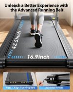 JAGJOG JT61 Foldable Treadmill with 15% Auto Incline & 3.0HP Motor - JT61 - Image 5