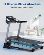 BORGUSI CTM5104L Treadmill - 15% Auto Incline with 20" Wide Belt & 350 lb Capacity - CTM5104L - Image 5