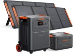 Jackery HomePower 3600 Plus Solar Generator - 7,168Wh LiFePO4 with 3,600W Output, Extra Battery & 2x200W Solar Panels - JHP-3600A