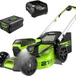 Greenworks 60V 21" Push Lawn Mower with 5.0Ah Battery & Charger - MO60L516
