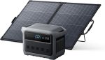 Anker SOLIX C1000 Gen 2 Portable Power Station with 200W Solar Panel - 1024Wh LiFePO4 with 2000W Output - A1763