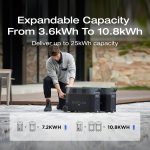 EF ECOFLOW DELTA Pro Smart Extra Battery - 3,600Wh LiFePO4 Expansion Battery for DELTA Pro - EFD500 - Image 6