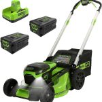 Greenworks 60V 21" Self-Propelled Lawn Mower with (2) 4.0Ah Batteries - MO60L424
