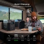 EF ECOFLOW DELTA 2 Max Smart Extra Battery - 2,048Wh LiFePO4 Expansion Battery with 3000+ Cycles - EFD350 - Image 4