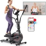 Sunny Health & Fitness Smart Upright Elliptical with 16 Resistance Levels & SunnyFit App - SF-E323038