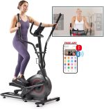 Sunny Health & Fitness Smart Upright Elliptical with 16 Resistance Levels & SunnyFit App - SF-E323038