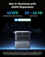Anker SOLIX C2000 Gen 2 Portable Power Station - 2,048Wh LiFePO4 Expandable to 4kWh with 2,400W Output & 800W Alternator Charging - A1783 - Image 4