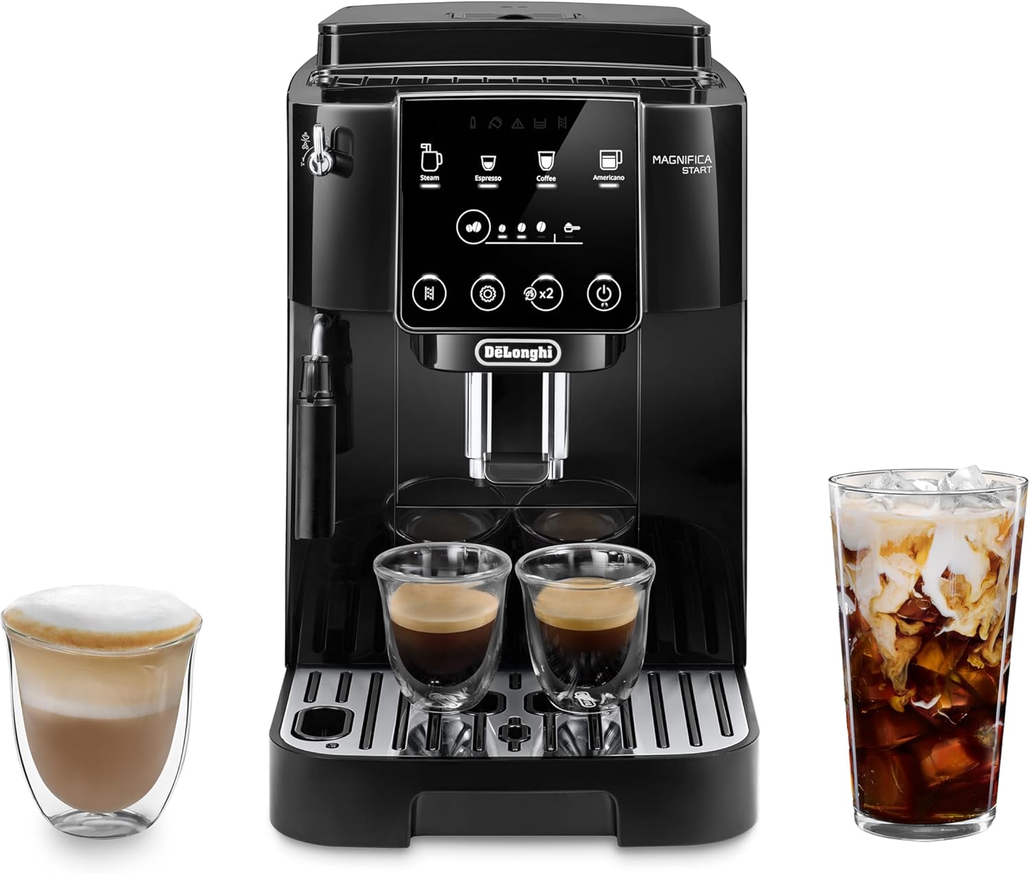 71ykj1gBa9L._AC_SL1500.jpg De'Longhi Magnifica Series Fully Automatic Espresso Machine - Built-in Grinder & Milk Frother - Image 1
